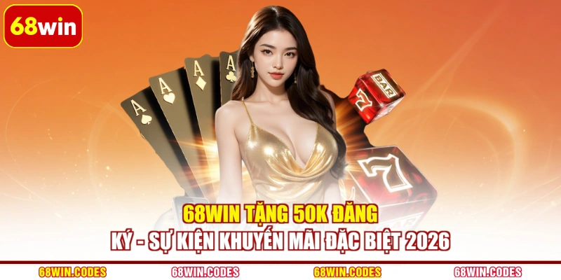 68WIN Tặng 50K Đăng Ký - Sự Kiện Khuyến Mãi Đặc Biệt 2026