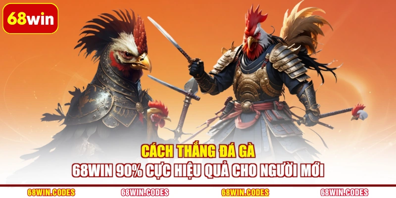 Cách Thắng Đá Gà 68WIN 90% Cực Hiệu Quả Cho Người Mới