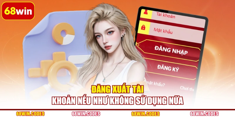Đăng xuất tài khoản nếu như không sử dụng nữa