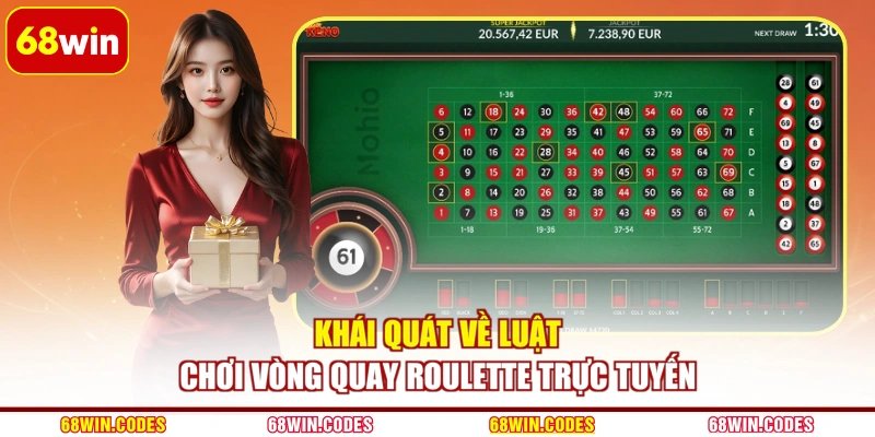 Khái quát về luật chơi vòng quay Roulette trực tuyến