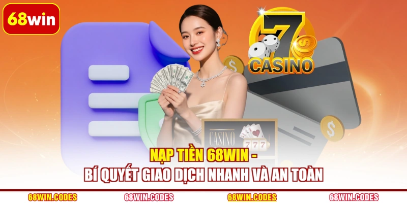 Nạp Tiền 68WIN - Bí Quyết Giao Dịch Nhanh Và An Toàn