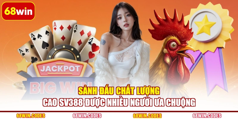 Sảnh đấu chất lượng cao SV388 được nhiều người ưa chuộng